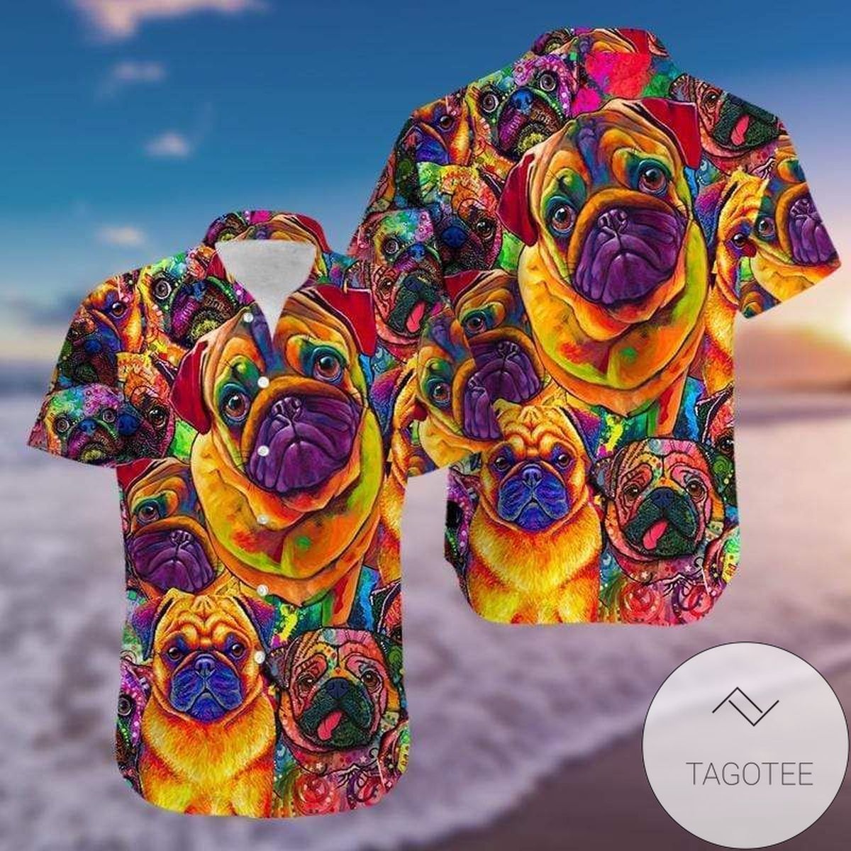Amazing Galaxy Pug Authentic Hawaiian Shirt 2023S 1011H
