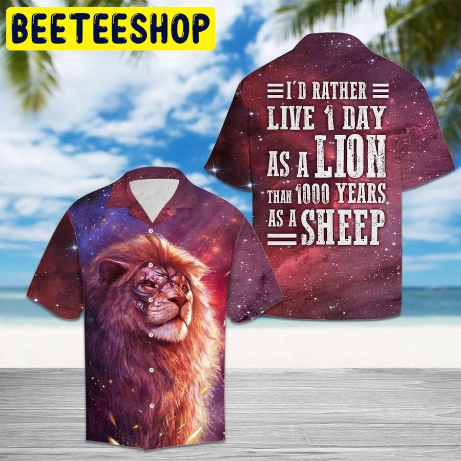 Amazing Lion Hawaiian Shirt 2359