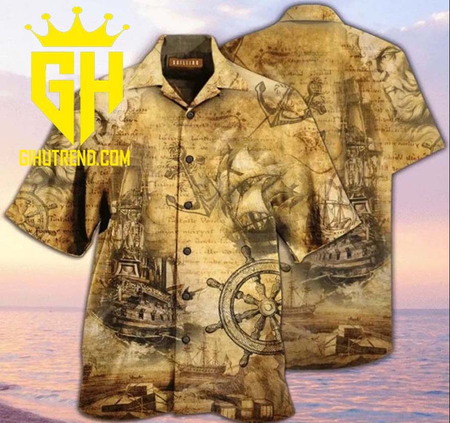 Amazing Sailing Ship Into The Sea To Find Your Soul Hawaiian Shirt And Shorts