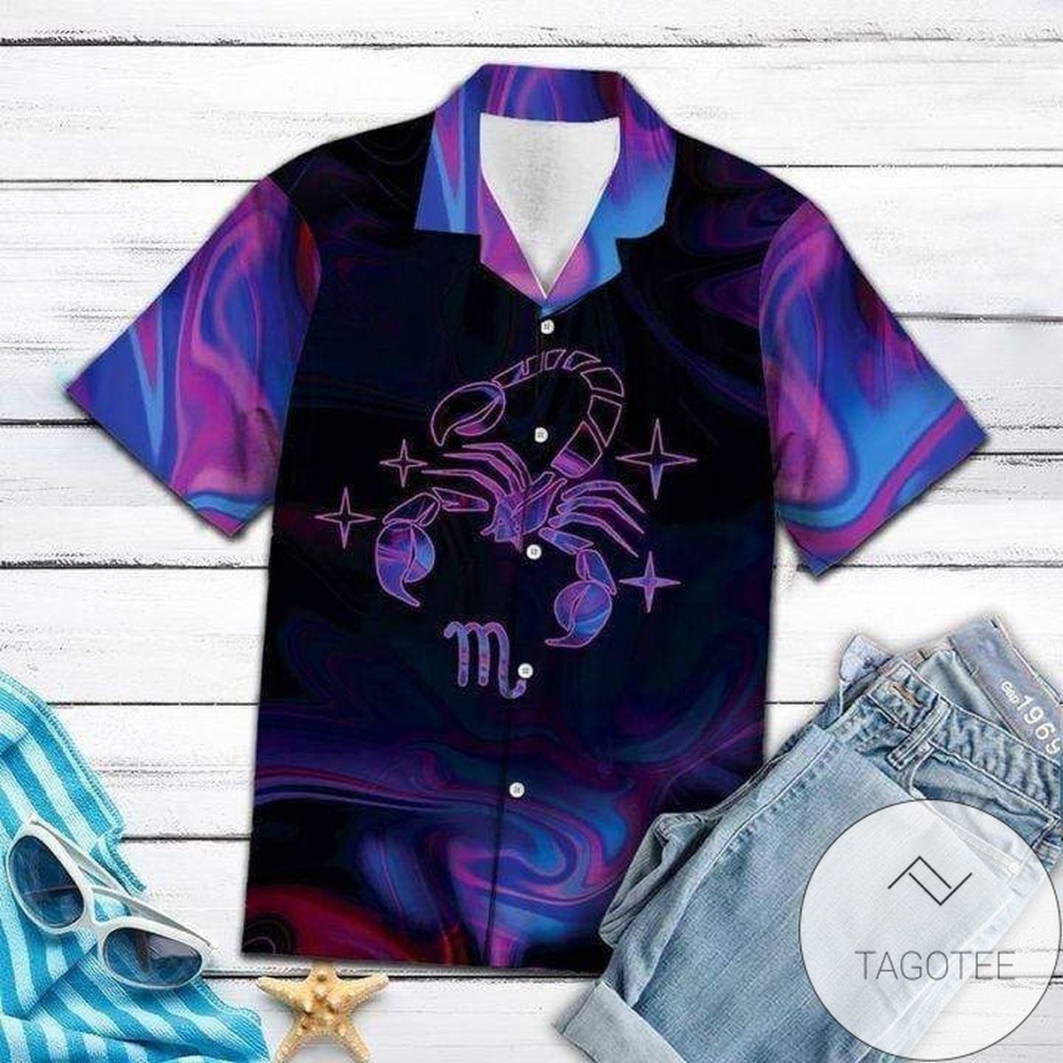 Amazing Scorpio Horoscope Authentic Hawaiian Shirt 2023 Zodiac Birthday Gifts