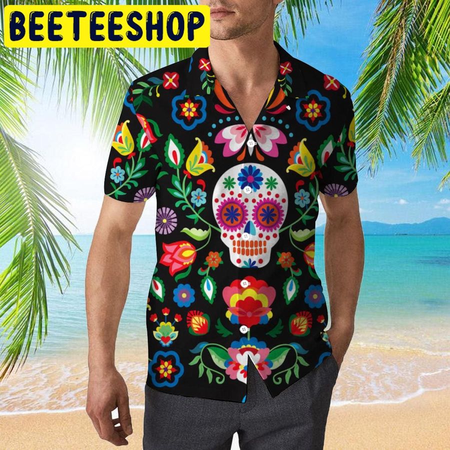 Amazing Sugar Skull Hawaiian Shirt