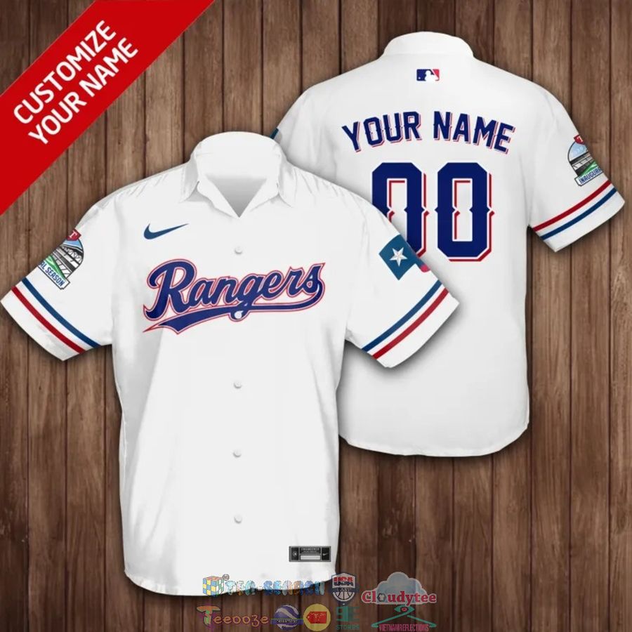 Amazing Texas Rangers Mlb Personalized Hawaiian Shirt  Saleoff