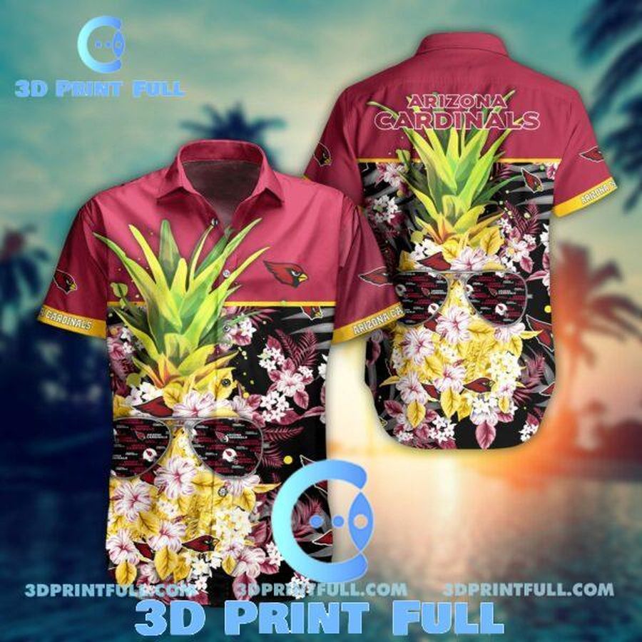 Arizona Cardinals Hawaiian Shirt Pineapple New Trending
