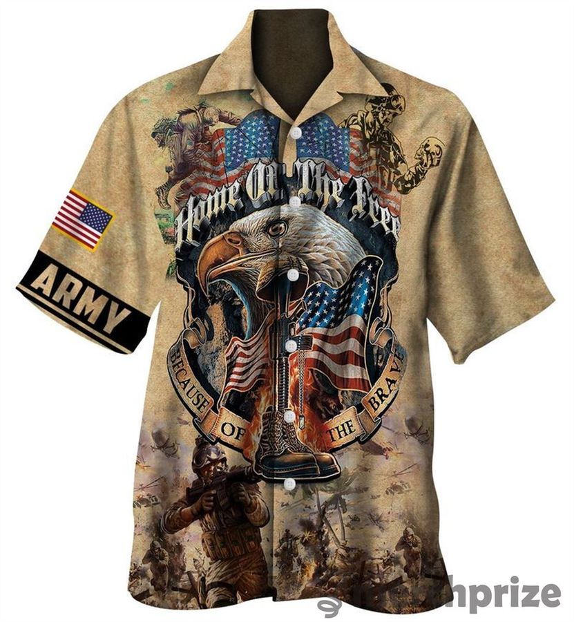 Army Veteran Hawaiian Aloha Shirt Unisex Shorts Sleeve Colorful Hw2195 Hawaiian Shorts Beach Short S 