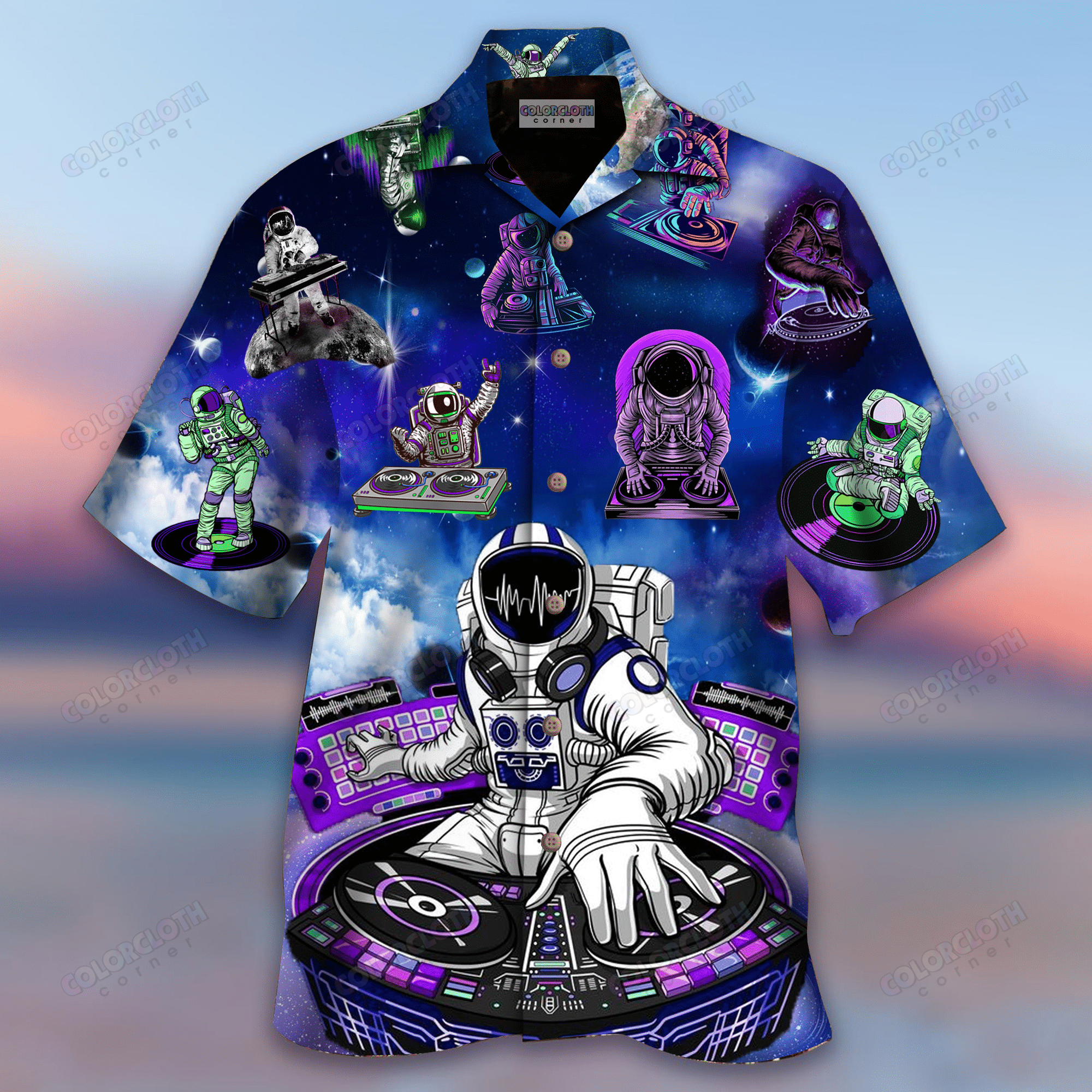 Astronaut Is The Best Dj Unisex Hawaiian Shirt Tv040385