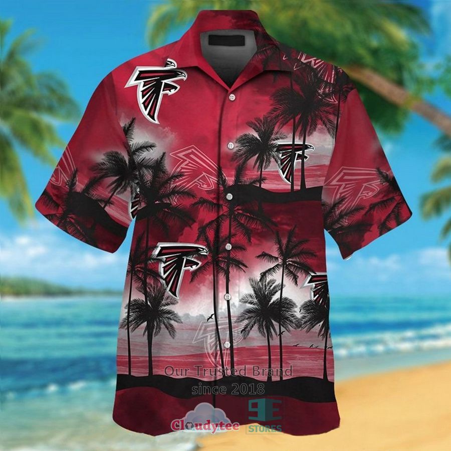 Atlanta Falcons Palm Tree Hawaiian Shirt  