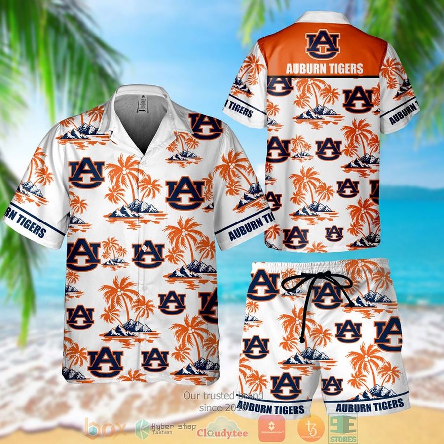 Auburn Tigers Hawaiian Shirt, Short  