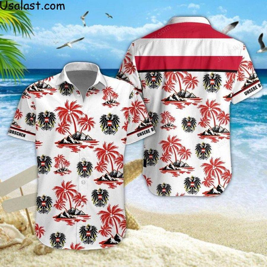 Austria National Football Team Hawaiian Shirt Beach Short  Hothot