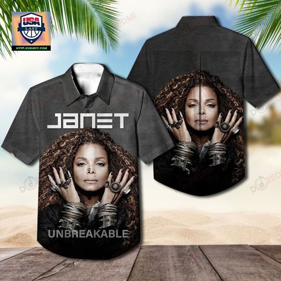 Available Janet Jackson Unbreakable Album Hawaiian Shirt