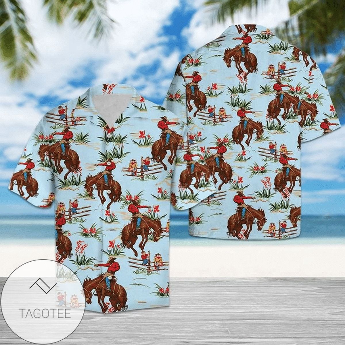 Awesome Cowboy Authentic Hawaiian Shirt 2023