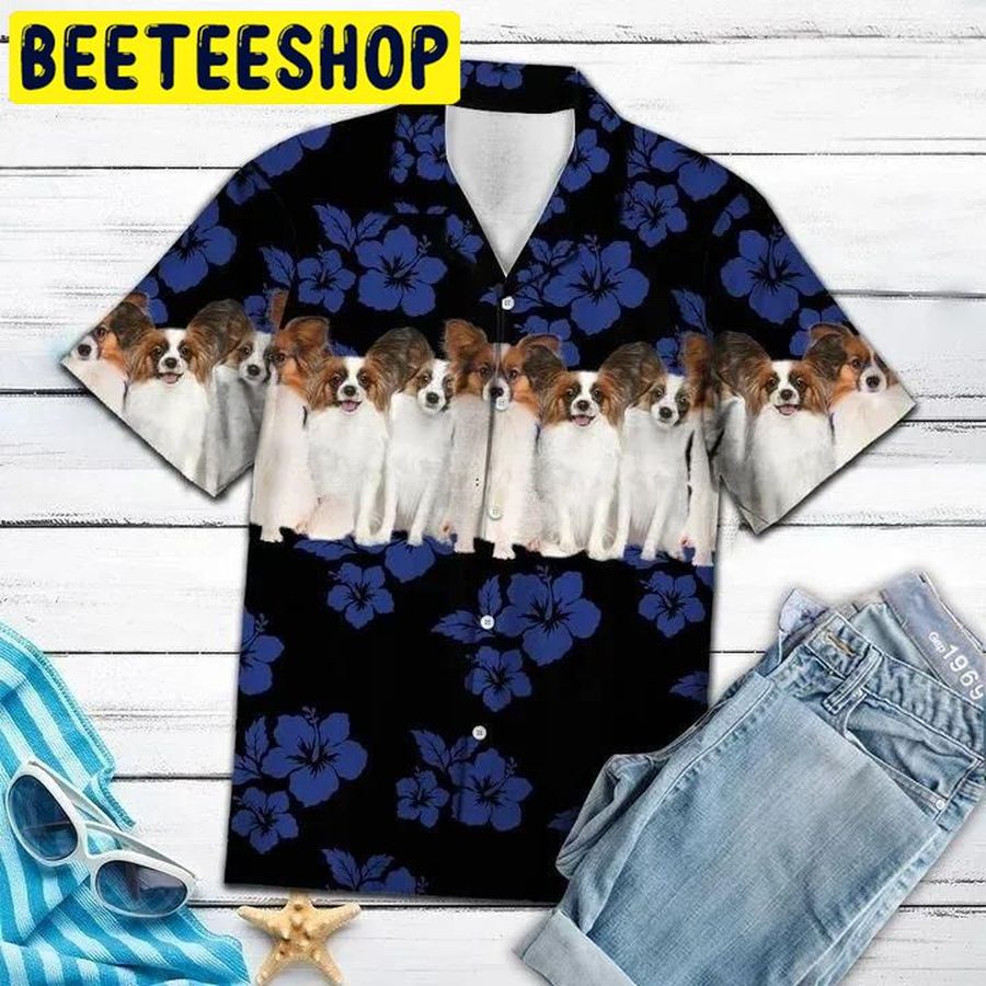 Awesome Papillon Hawaiian Shirt