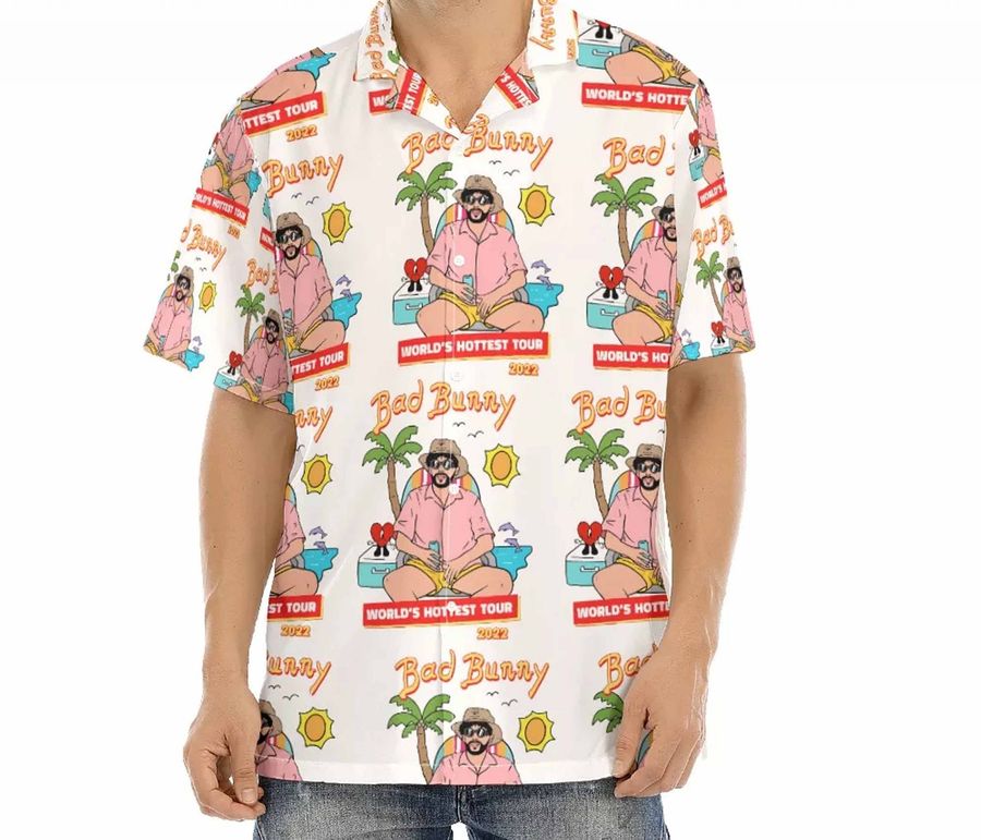 Bad Bunny World Hottest Tour 2022 Hawaiian Shirt StirtShirt