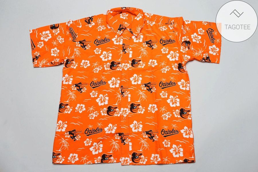 Baltimore Orioles Orange Authentic Hawaiian Shirt 2023 StirtShirt