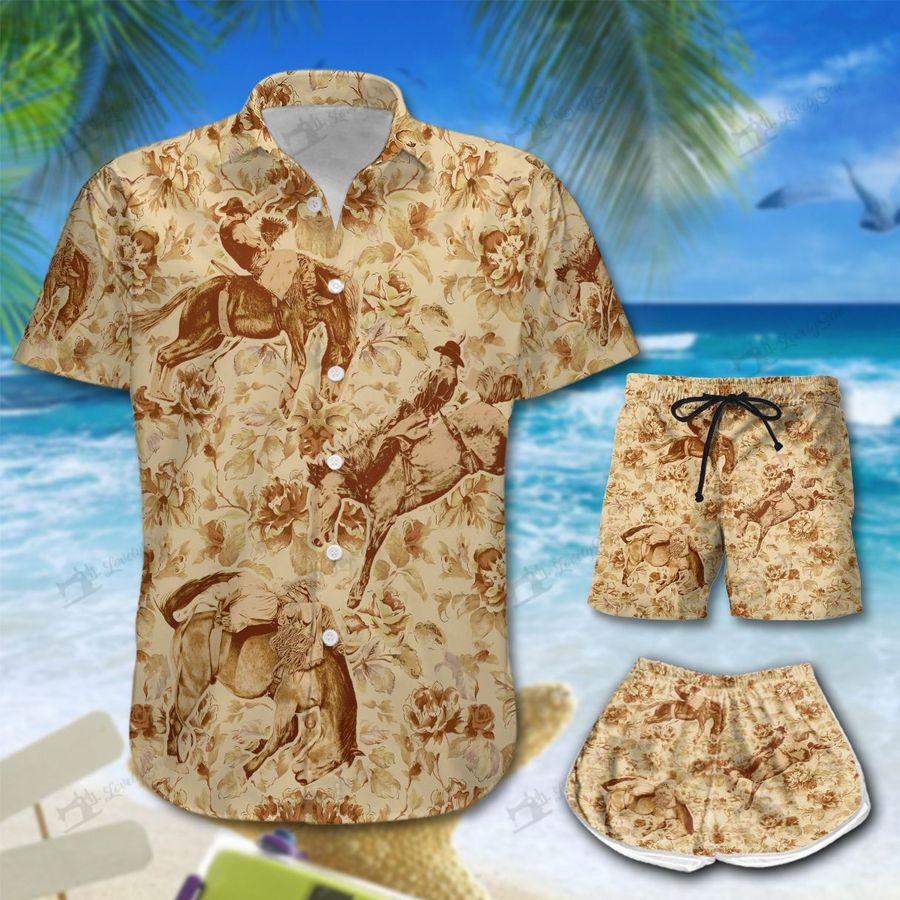 Bareback Bronc Hawaii Men Women Shirt And Shorts Trt21062105 Tro21062105 StirtShirt