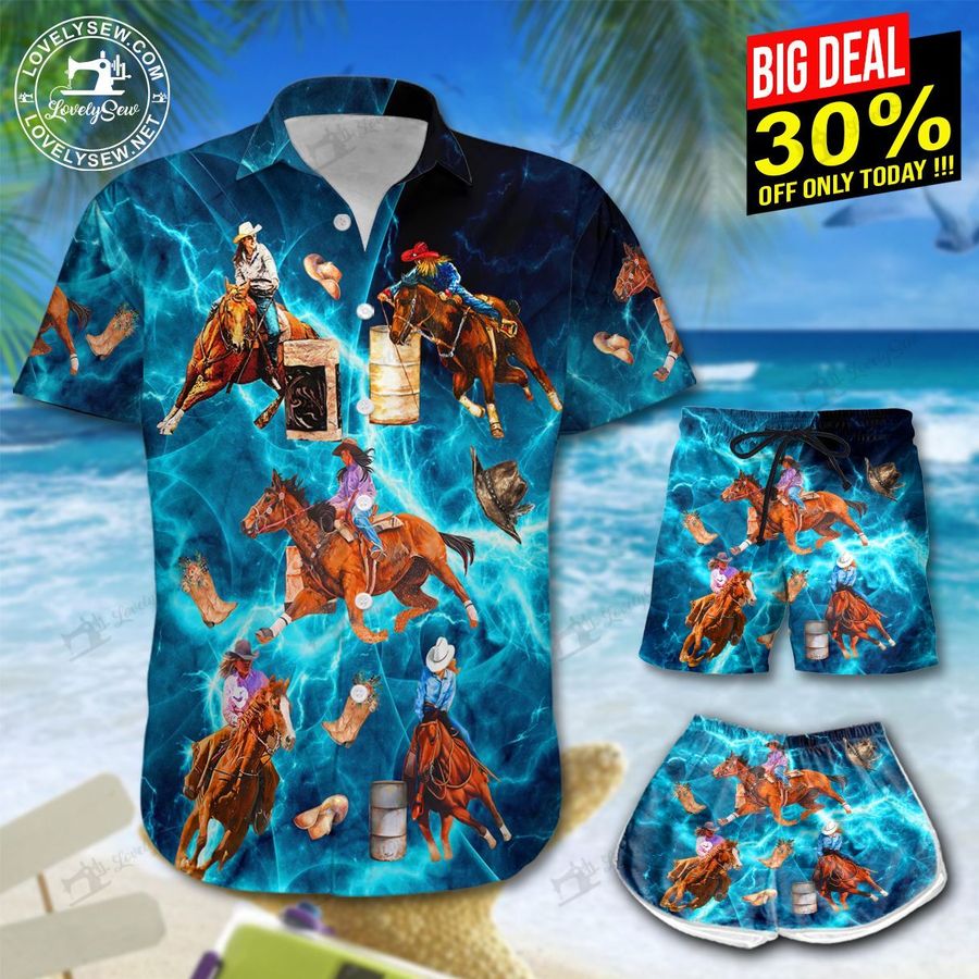 Barrel Racing Hawaii Shirt And Shorts Hot21072006 Hoo21072006 StirtShirt