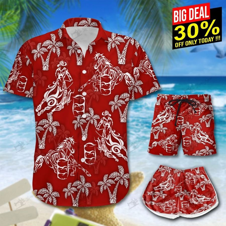 Barrel Racing Male Tattoo Hawaii Shirt And Shorts Bit21070201 Bio21070201 StirtShirt