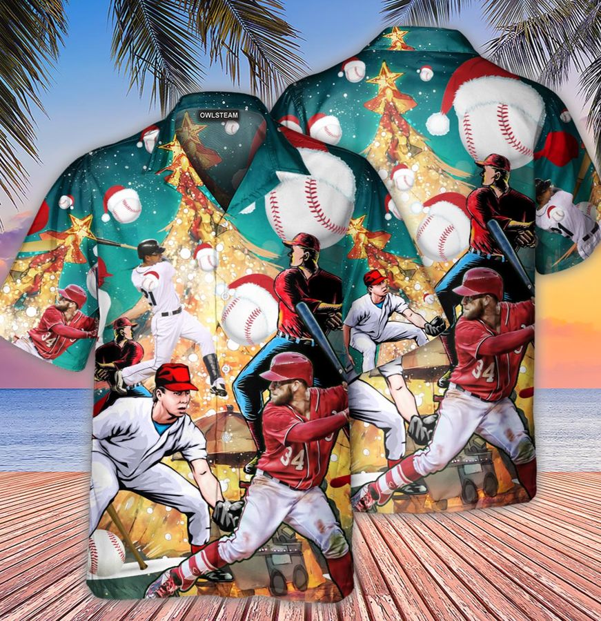 Baseball Celebration Christmas Hawaiian Shirt StirtShirt