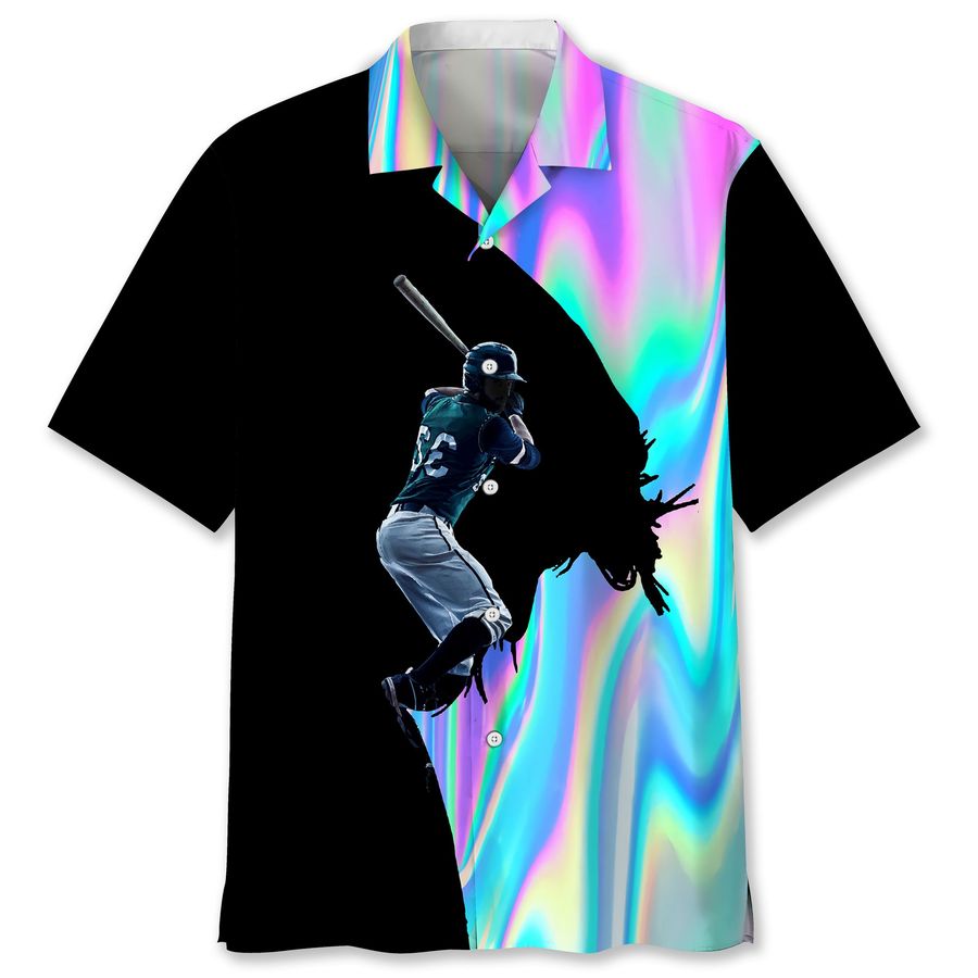 Baseball Liquid Metal Hawaii Shirt StirtShirt