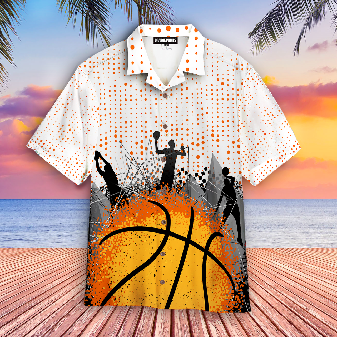 Basketball Love Aloha Hawaiian Shirt StirtShirt
