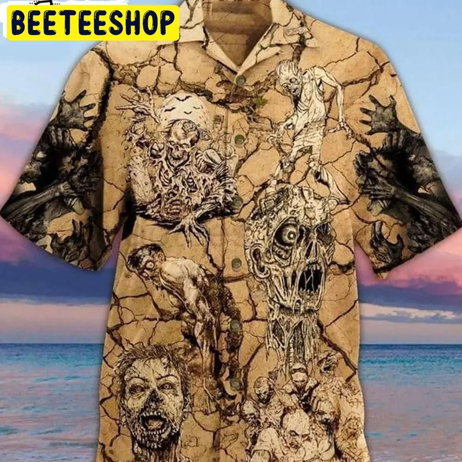Basset Hound Dog Camping And And Summer Spirit Aloha Halloween Hawaiian Shirt StirtShirt
