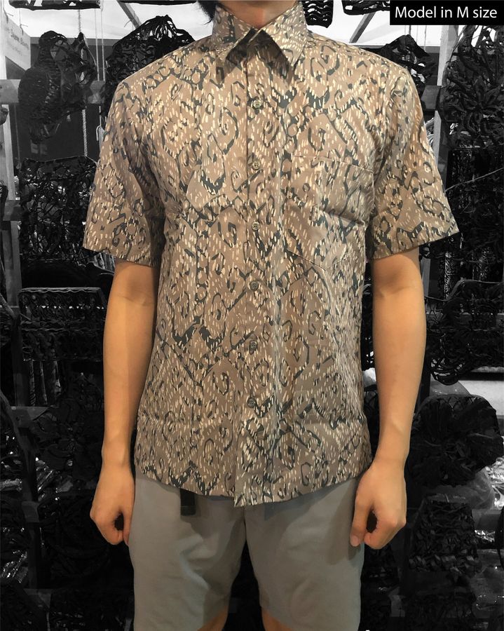 Batik Cotton Shirt S To 3Xl Size   Short Sleeve Shirt With Pocket   Summer Shirt   Handmade Batik   Smart Casual   Hawaiian Shirt 2 StirtShirt