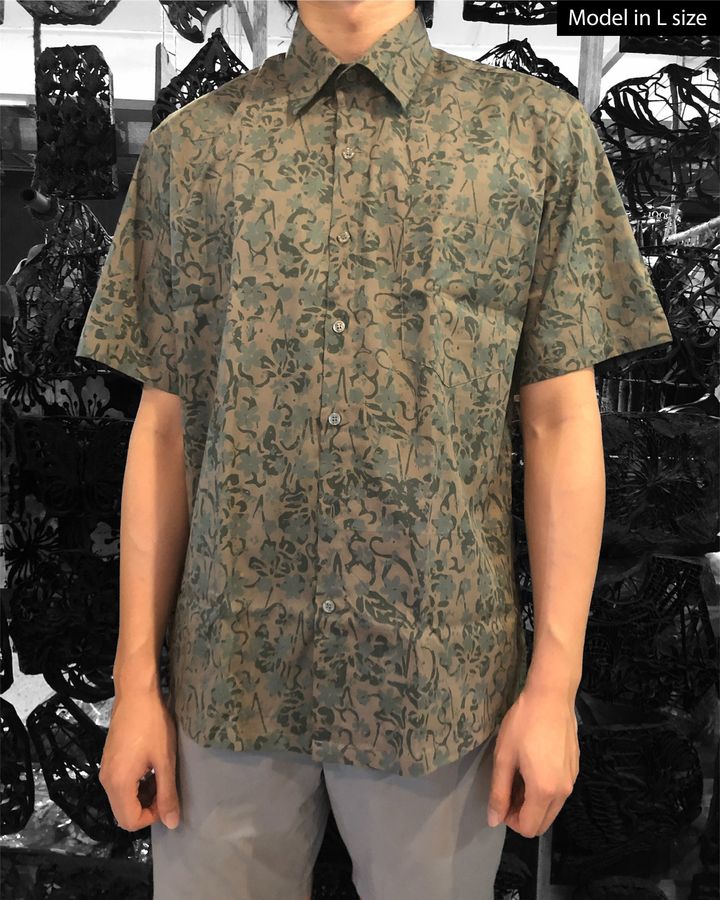 Batik Cotton Shirt S To 3Xl Size   Short Sleeve Shirt With Pocket   Summer Shirt   Handmade Batik   Smart Casual   Hawaiian Shirt 5 StirtShirt