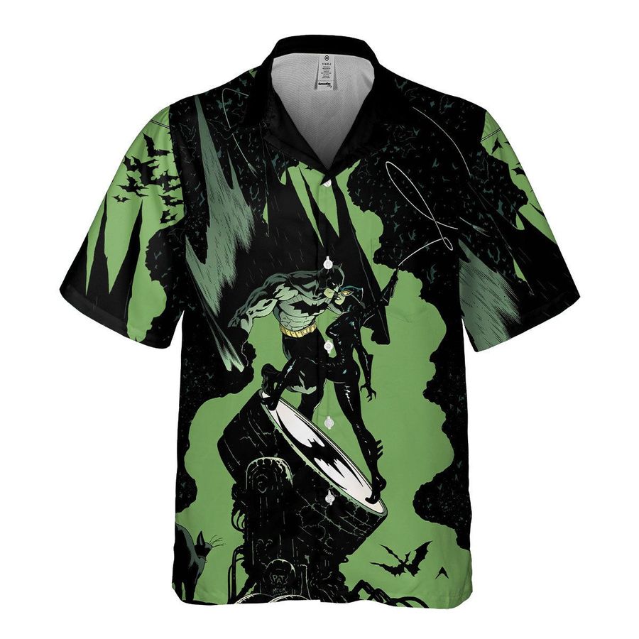 Batman An Catwoman Battle Hawaiian Shirt StirtShirt