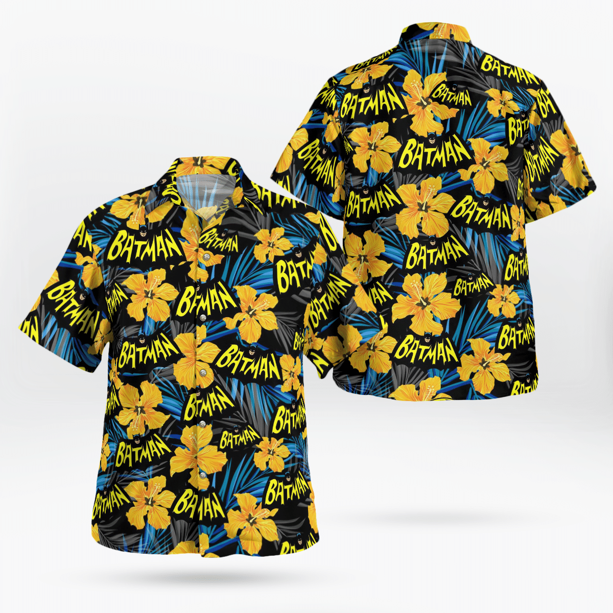 Batman Flower 1966 Hawaiian Shirt StirtShirt