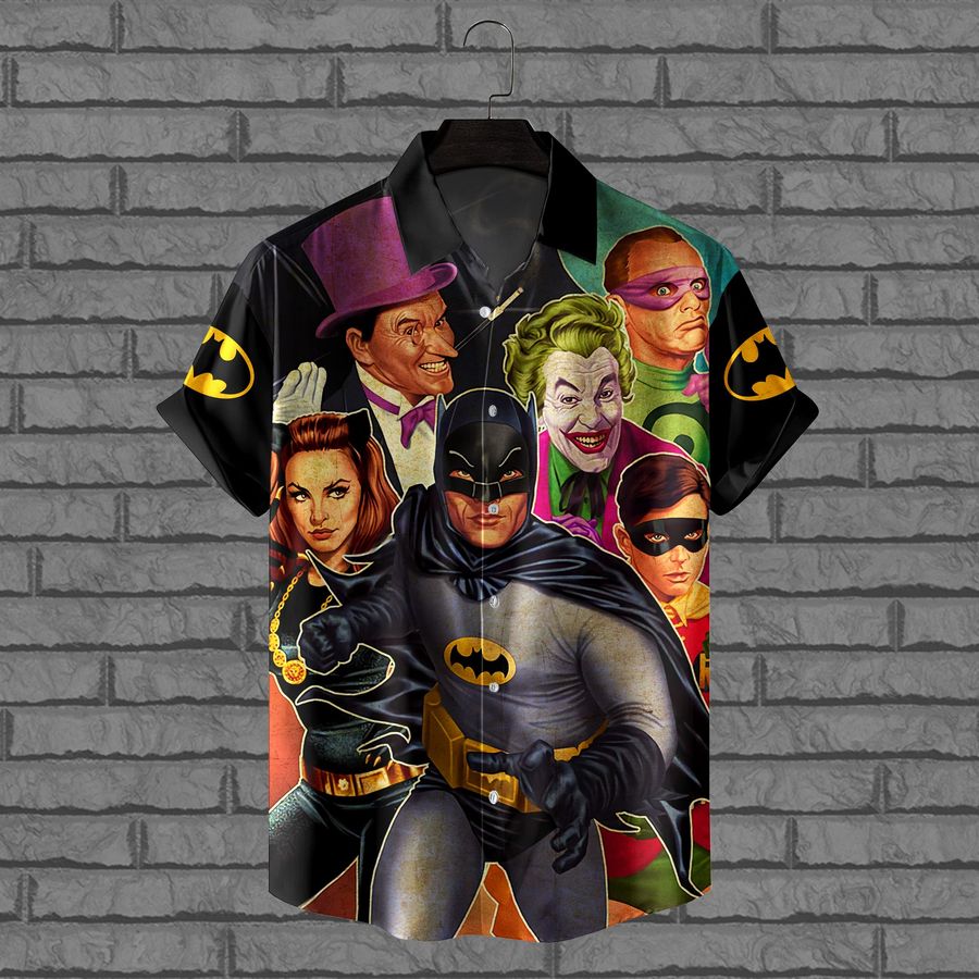 Batman Movie And Supervillain Hawaiian Shirt StirtShirt