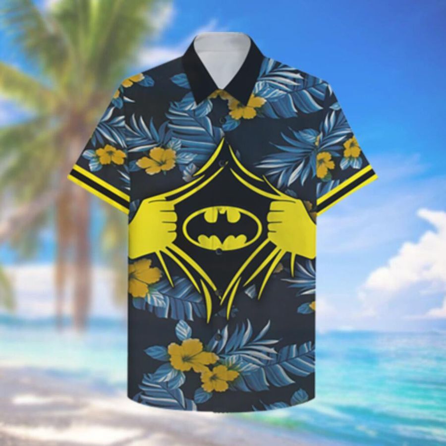 Batman Power Inside Us Floral Hawaiian Hawaiian Shirt StirtShirt