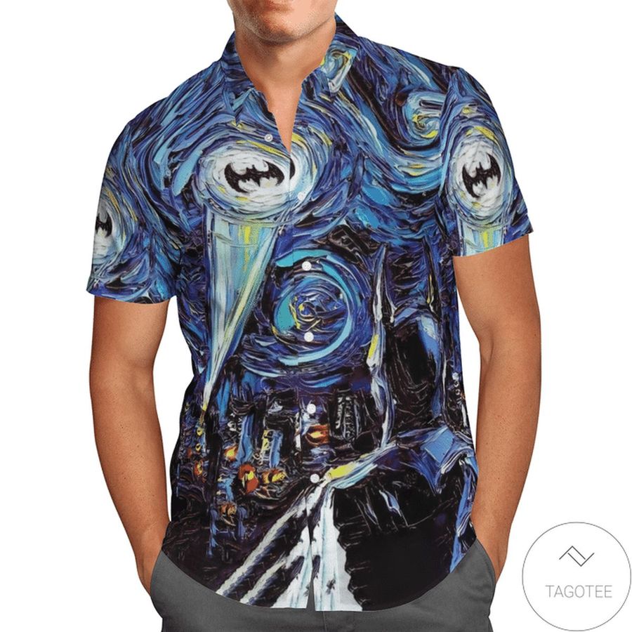 Batman Starry Night Hawaiian Shirt StirtShirt