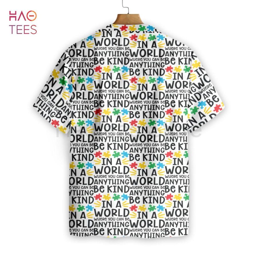 Be Kind Autism Multicolor Puzzle Hawaiian Shirt StirtShirt