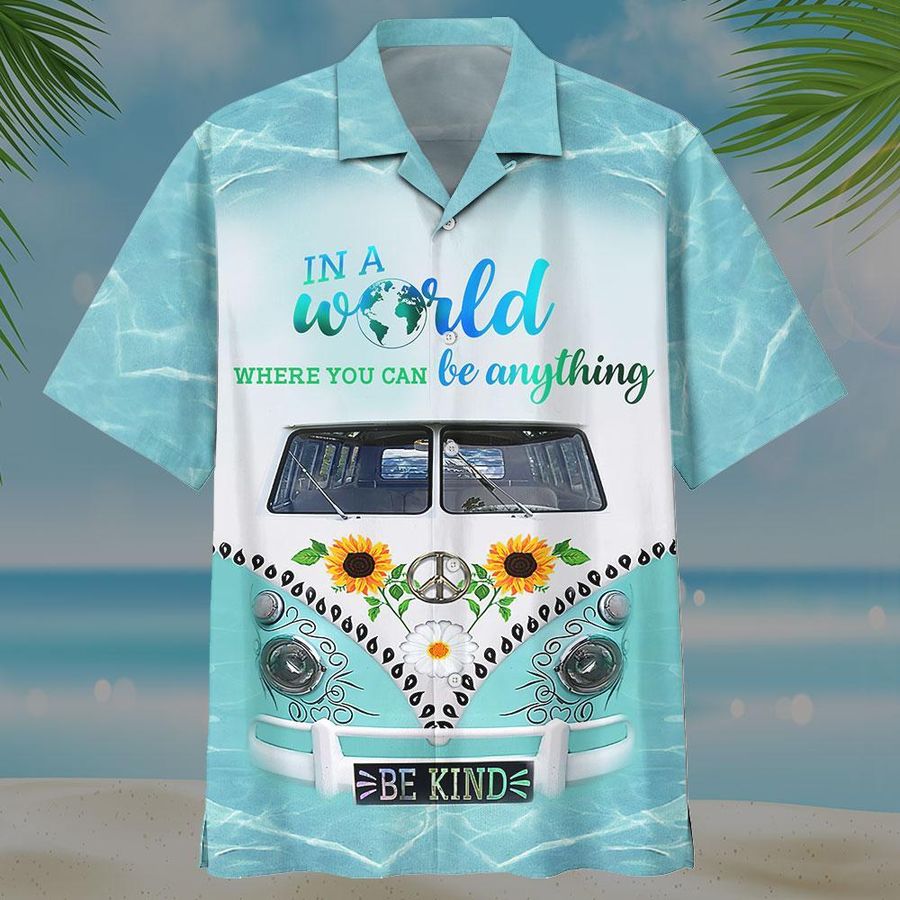 Be Kind Hippie Colorful Aloha Hawaiian Shirt StirtShirt