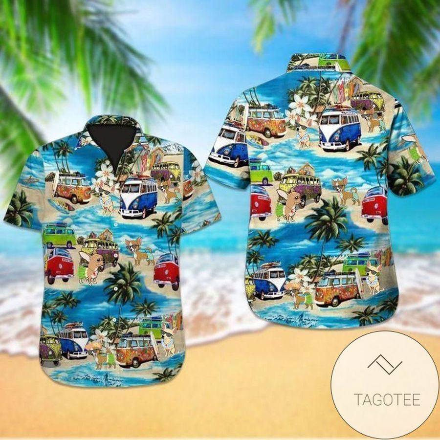 Beach Hawaii Chihuahua Dog Authentic Hawaiian Shirt 2023 StirtShirt
