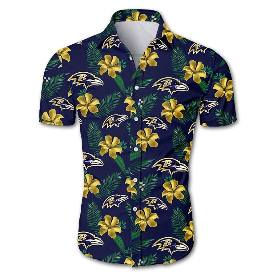 Beach Shirt Baltimore Ravens Hawaiian Shirt Short Sleeve For Summer StirtShirt