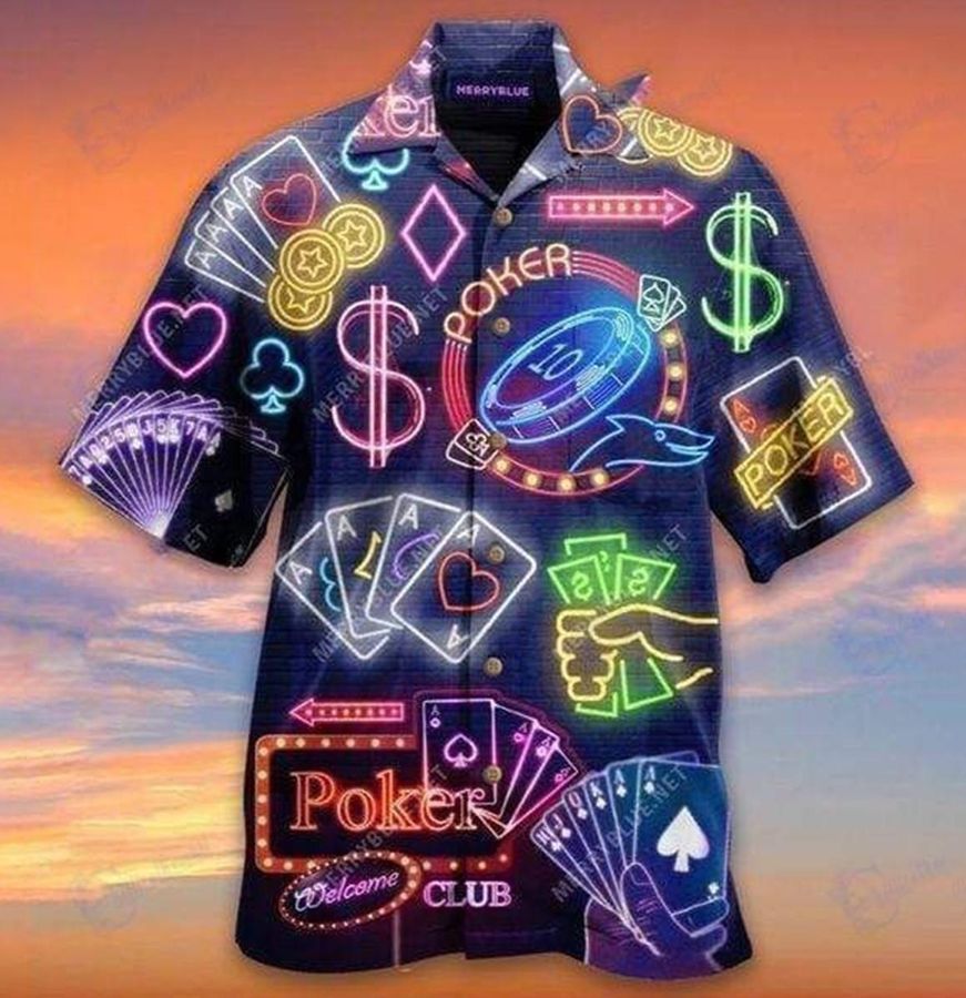 Beach Shirt Hawaiian Aloha Shirts No Poker No Party Chillicothemall StirtShirt