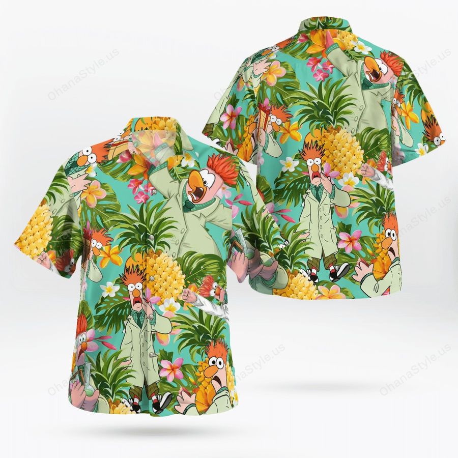Beaker The Muppet Pineapple Tropical Hawaiian Shirt StirtShirt
