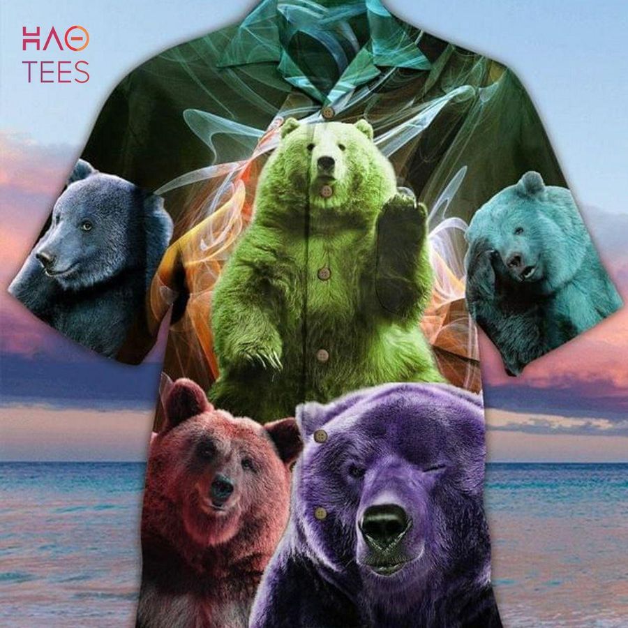 Bear Animal Print Hawaiian Shirt StirtShirt