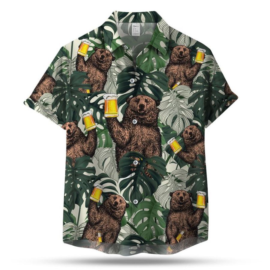 Bear Beer Hawaiian Shirt StirtShirt