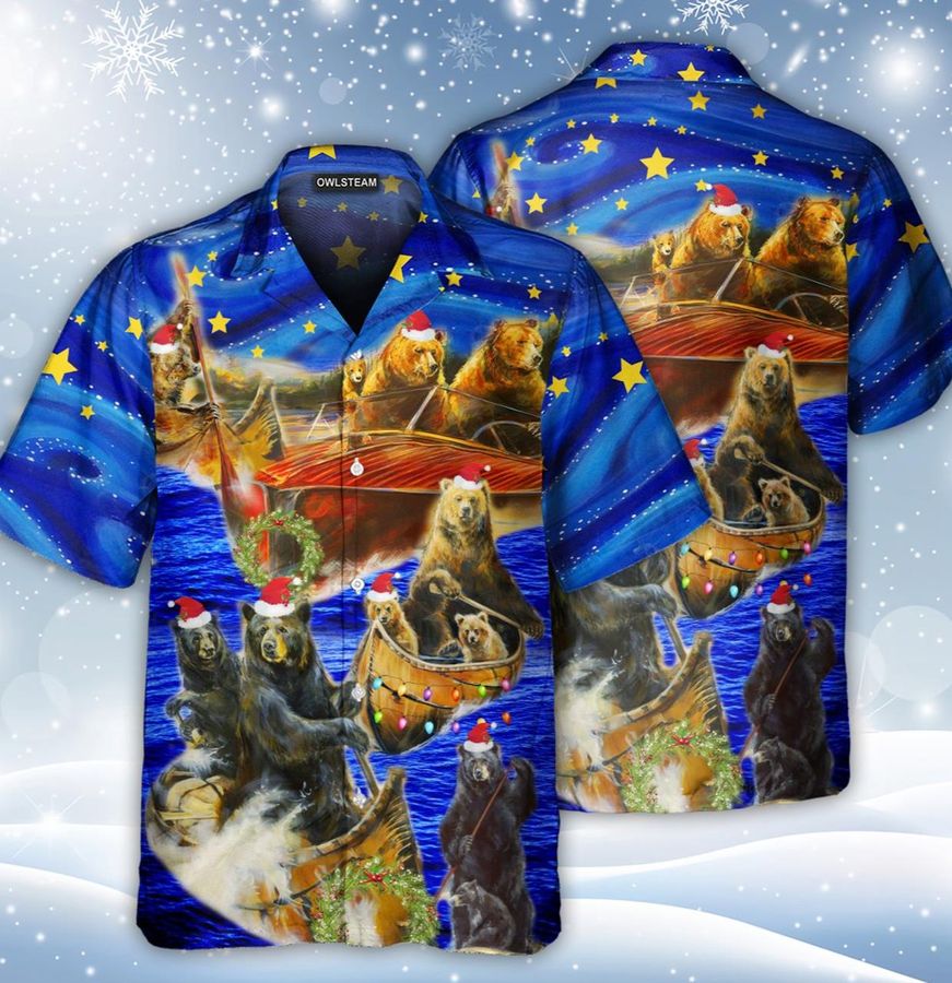 Bear Floats Boats Edition Christmas Hawaiian Shirt StirtShirt