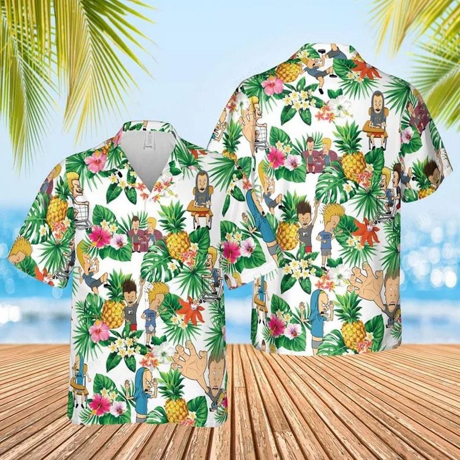 Beavis And Butt Head Hawaiian Aloha Shirt StirtShirt