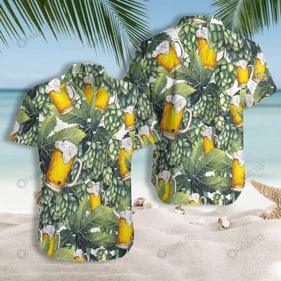 Beer Craft For This Summer Tropical Pattern Hawaiian Shirt StirtShirt