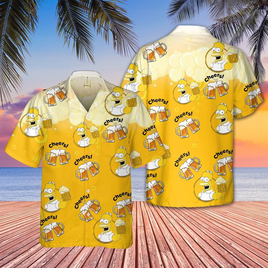 Beer Pattern Hawaiian Beers Lovers Aloha Shirt StirtShirt