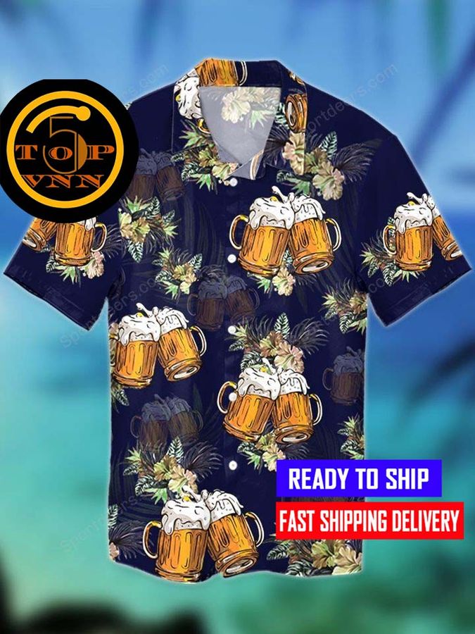 Beer Tropical Hawaiian Shirt StirtShirt