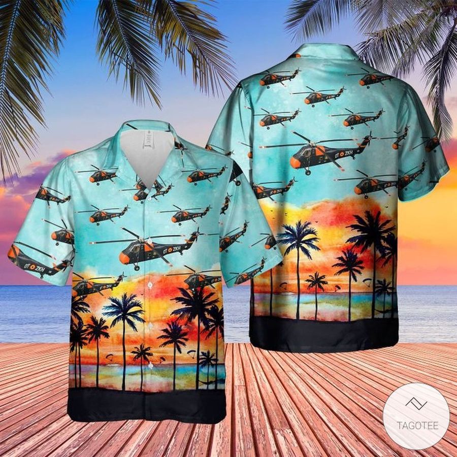 Belgian Air Force Sikorsky Hss 1 Seabat Hawaiian Shirts StirtShirt