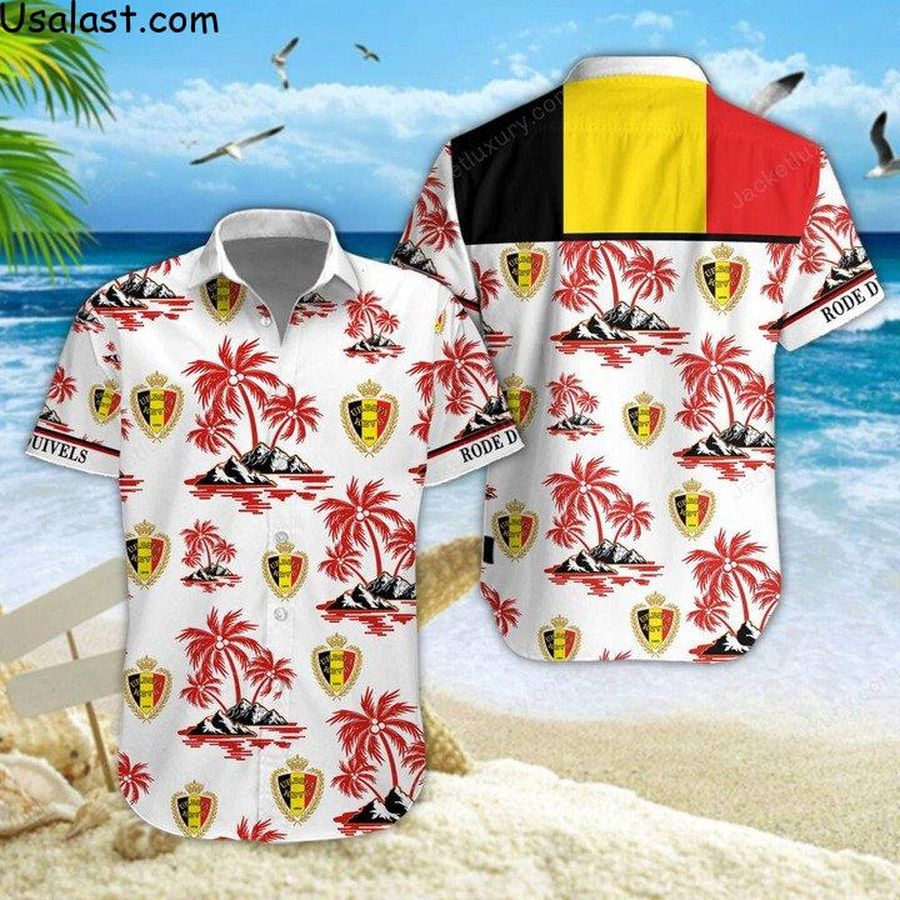 Belgium National Football Team Hawaiian Shirt Beach Short  Hothot StirtShirt