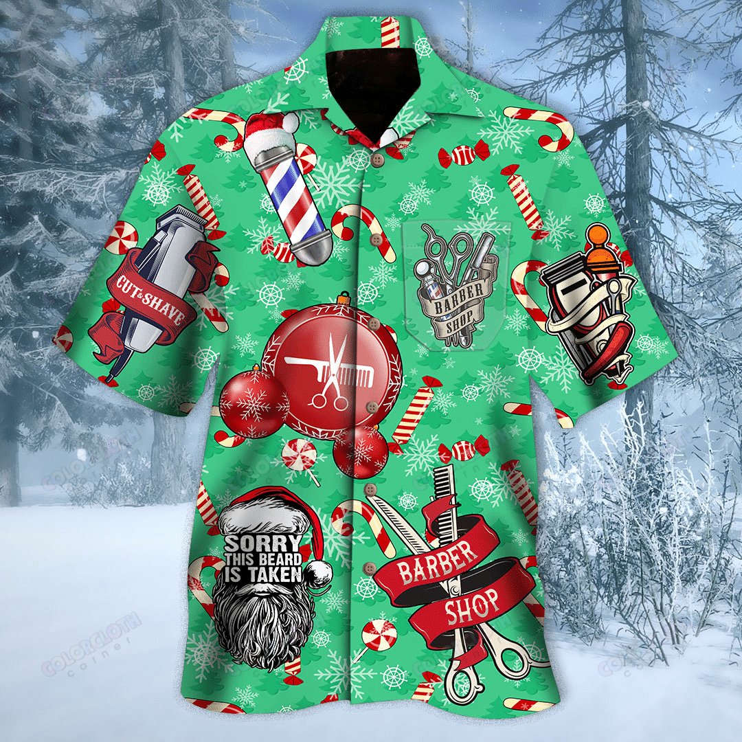 Believe In The Magic Of Your Barber This Christmas Hawaiian Shirt Tv05720 Re StirtShirt