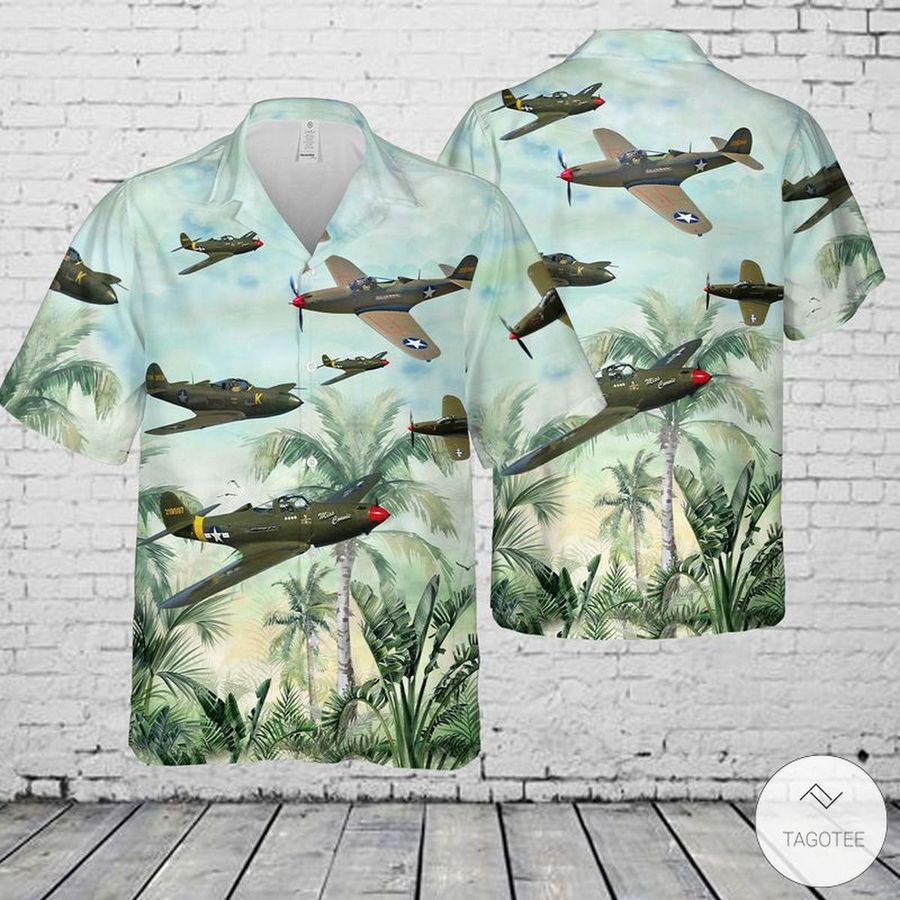 Bell P 39 Airacobra Hawaiian Shirts StirtShirt