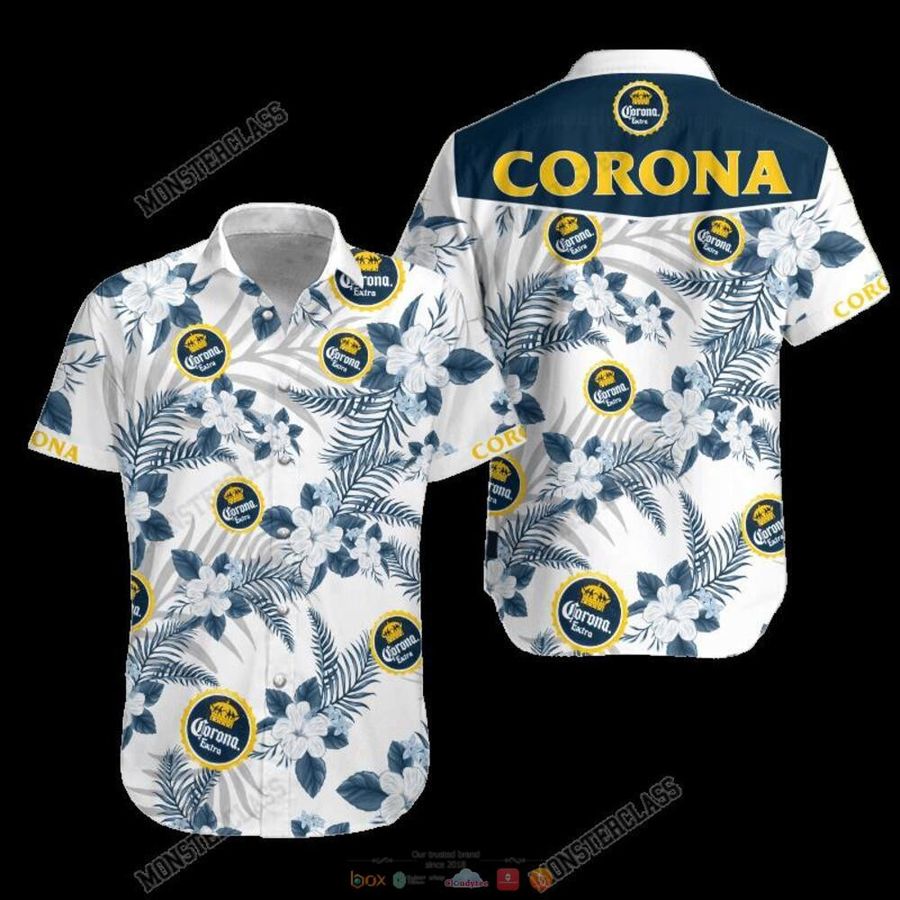 Best Corona Extra Tropical Plant Hawaiian Shirt StirtShirt