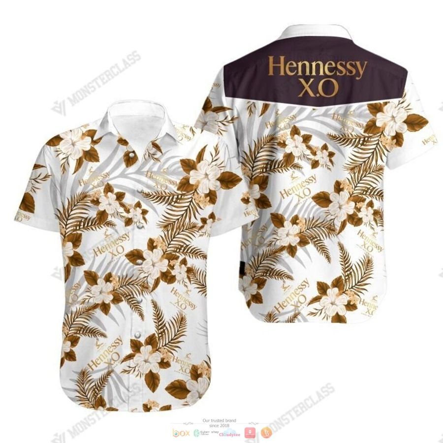 Best Hennessy Xo Tropical Plant Hawaiian Shirt StirtShirt